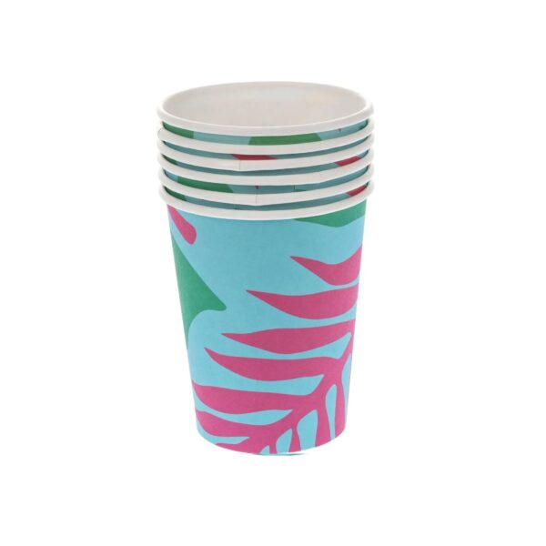 Vasos Hojas Tropicales