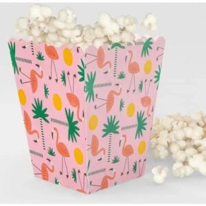 Caja Pop Corn Flamingos